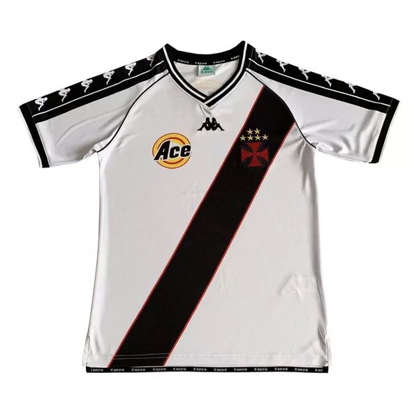 Tailandia Camiseta Vasco da Gama 1ª Retro 1999 2000 Blanco